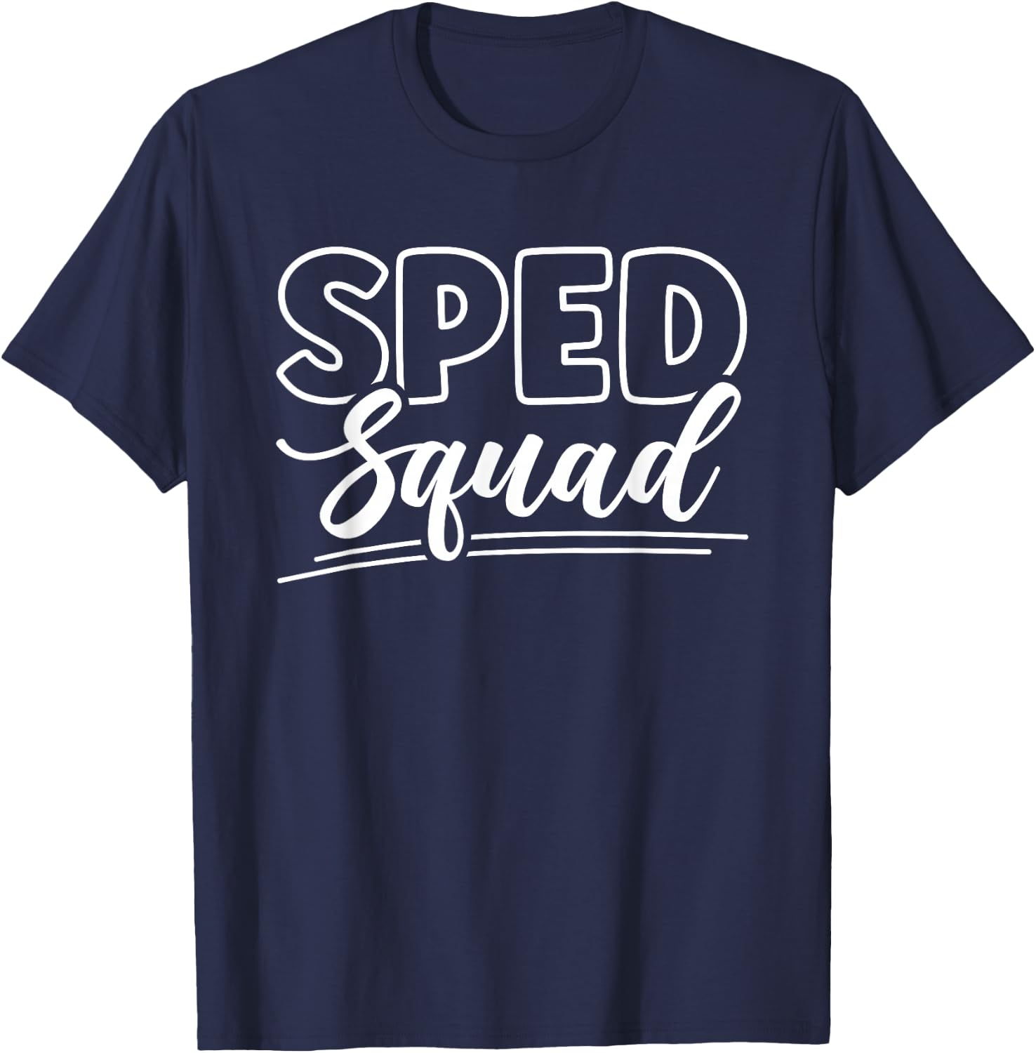 SPED Squad Autism T-Shirt - T-Shirt | Navy