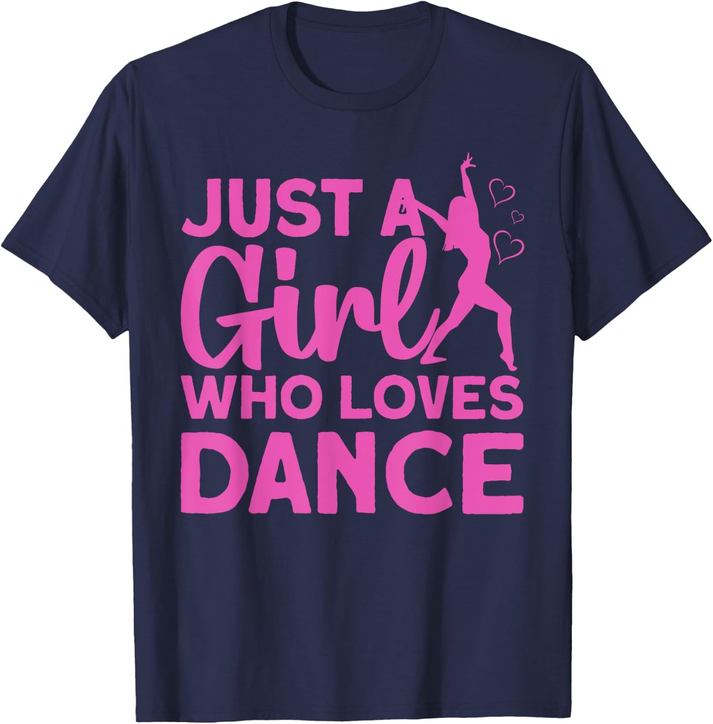 Cool Dance For Girls Women Hip Hop Dancer Ballroom Dancing T-Shirt - T-Shirt | Navy