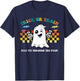 Trick Or Train Ghost Halloween Costume Fitnes Gym Workout T-Shirt - T-Shirt | Navy