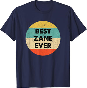 Zane Name T-Shirt - T-Shirt | Navy