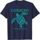 Curacao Sea Turtle Boys Girls Toddler Vacation Souvenir T-Shirt - T-Shirt | Navy
