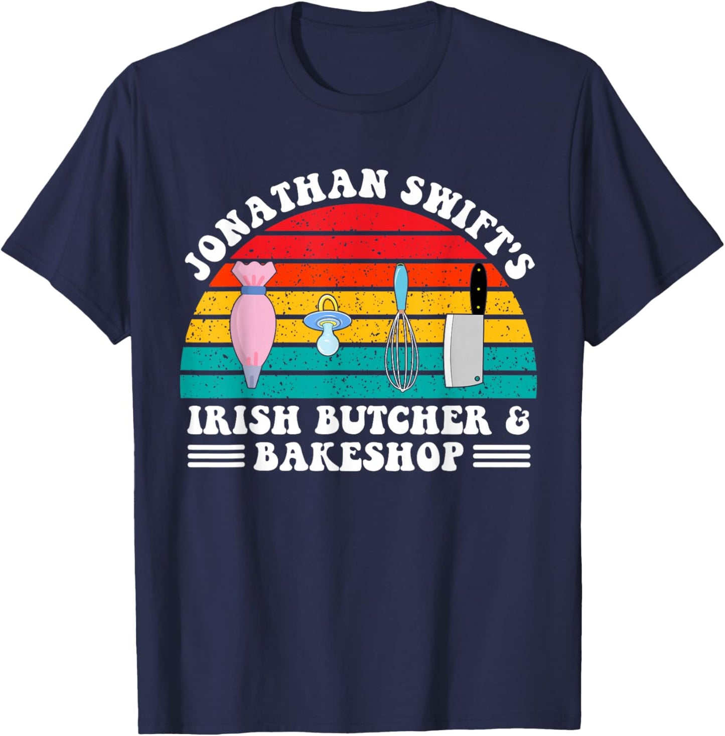 Jonathan Swift's Irish Butcher & Bakeshop Apparel T-Shirt - T-Shirt | Navy