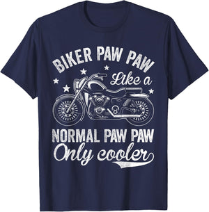 Vintage Motorcycle Shirts , Bike Riders Biker Paw Paw T-Shirt - T-Shirt | Navy
