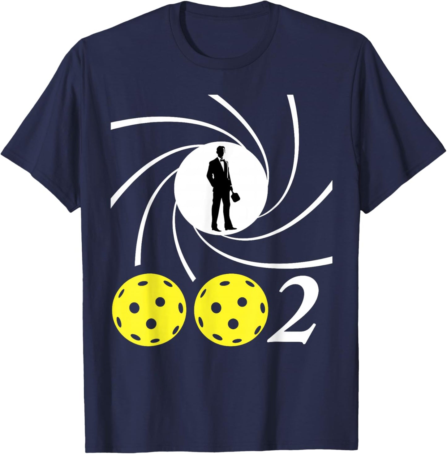 The Pickleball People Black Checkered - Small - Short Sleeve - - Regular Fit - Humorous, Playful, Modern - Father's Day - Fun - Pickleball - 1 Count T-Shirt - T-Shirt | Navy