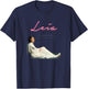 Star Wars Princess Leia Classic Pretty Shot Portrait T-Shirt - T-Shirt | Navy