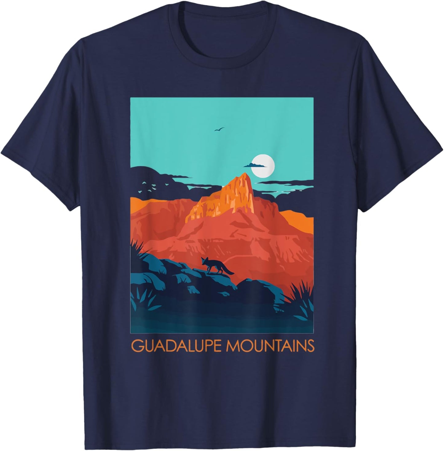 Guadalupe Mountains National Park Texas TX T-Shirt - T-Shirt | Navy