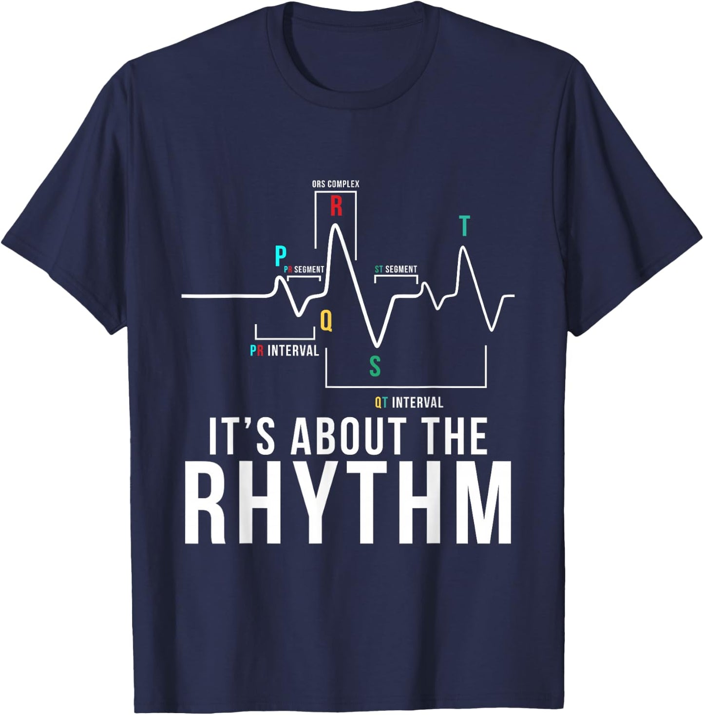 Cardiac Nurse Cardiology Nurse Cardiac Nursing CVICU T-Shirt - T-Shirt | Navy