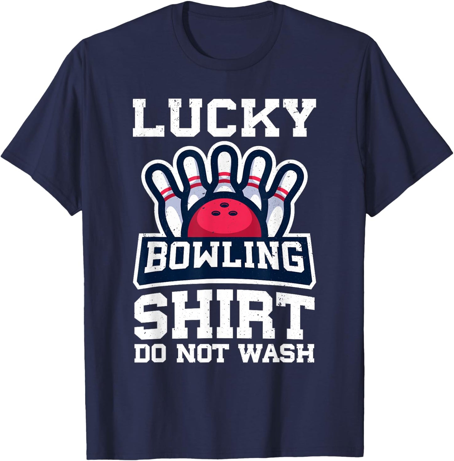 Funny Bowling Design Women Kids Bowling Lover Bowler T-Shirt - T-Shirt | Navy