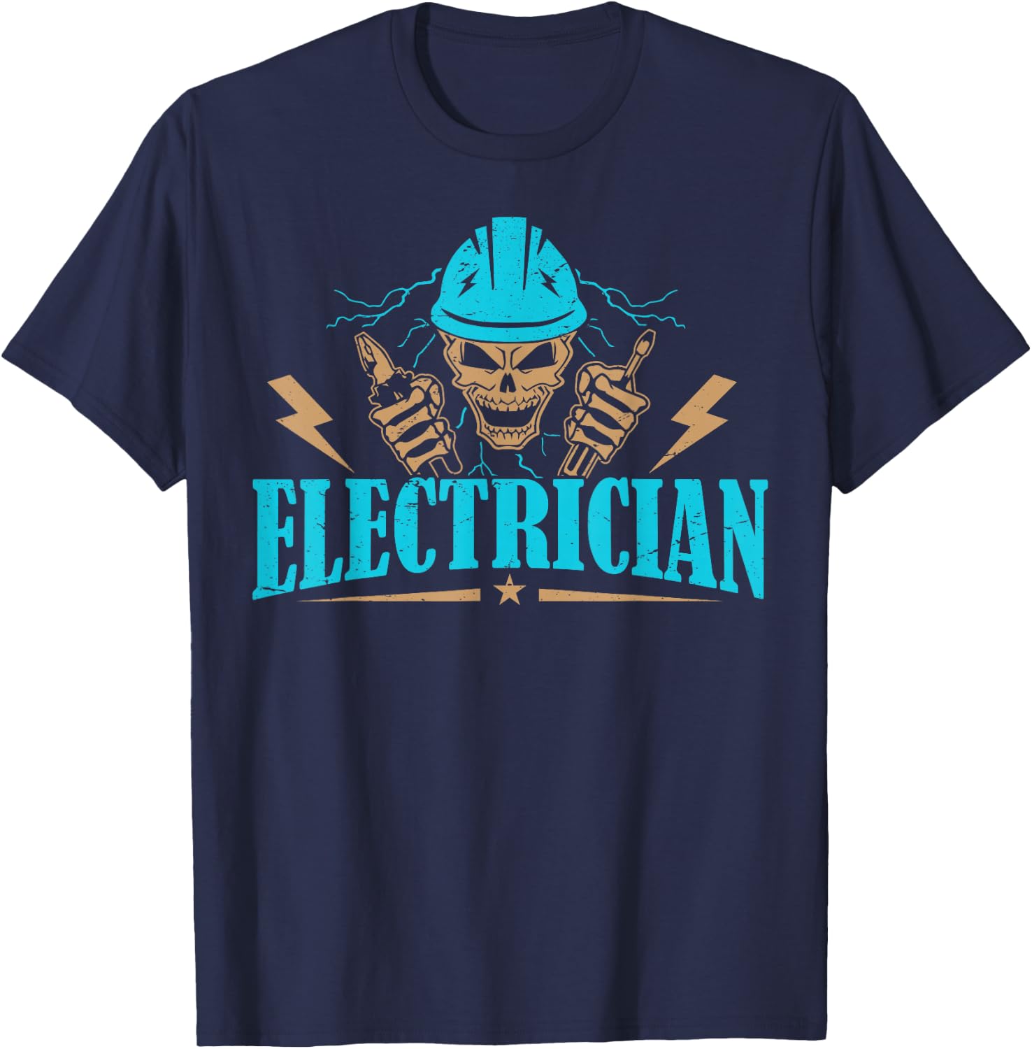 Electrician - Funny Electrician T-Shirt - T-Shirt | Navy