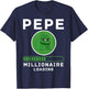 Pepe Millionaire Loading Crypto Meme Shitcoin T-Shirt - T-Shirt | Navy