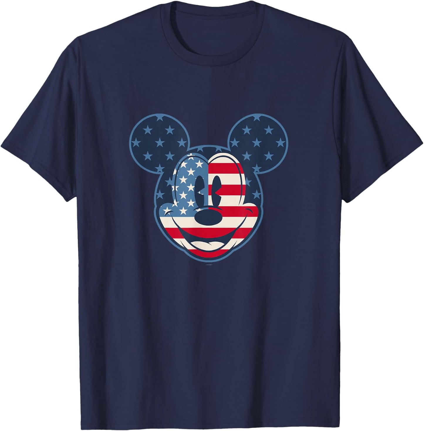 Disney Mickey Mouse Vintage Americana Fourth of July T-Shirt - T-Shirt | Navy