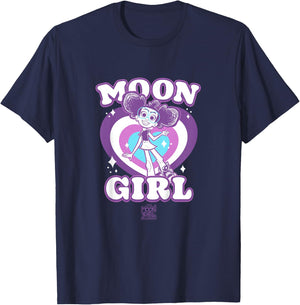 Kids Marvel Moon Girl And Devil Dinosaur Moon Girl Retro Hearts T-Shirt - T-Shirt | Navy