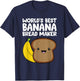 World's Best Banana Bread Maker Banana Bread Baker T-Shirt - T-Shirt | Navy