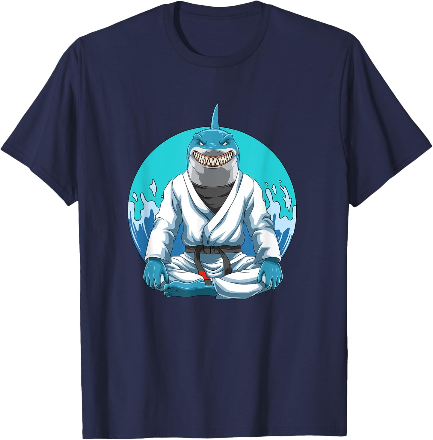 Jiu Jitsu Shark T-Shirt - T-Shirt | Navy