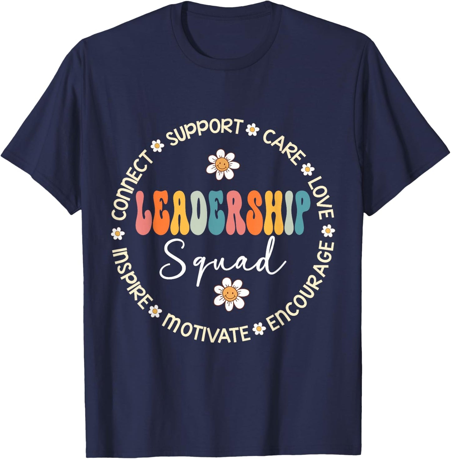Leadership Admin Leader Boss Manager CEO Leadership Squad T-Shirt - T-Shirt | Navy
