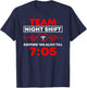 Team Night Shift Keeping Me Alive Till Funny Nurse T-Shirt - T-Shirt | Navy