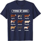 Types Of Cow & Cattle Ideas For Kids & Boys Farmer Costume T-Shirt - T-Shirt | Navy