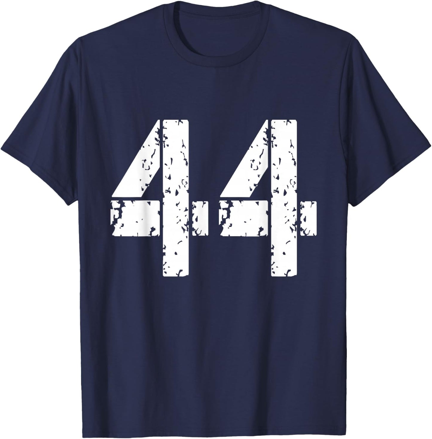 Number 44 Varsity Team - 44th Birthday & 44 Years Old T-Shirt - T-Shirt | Navy