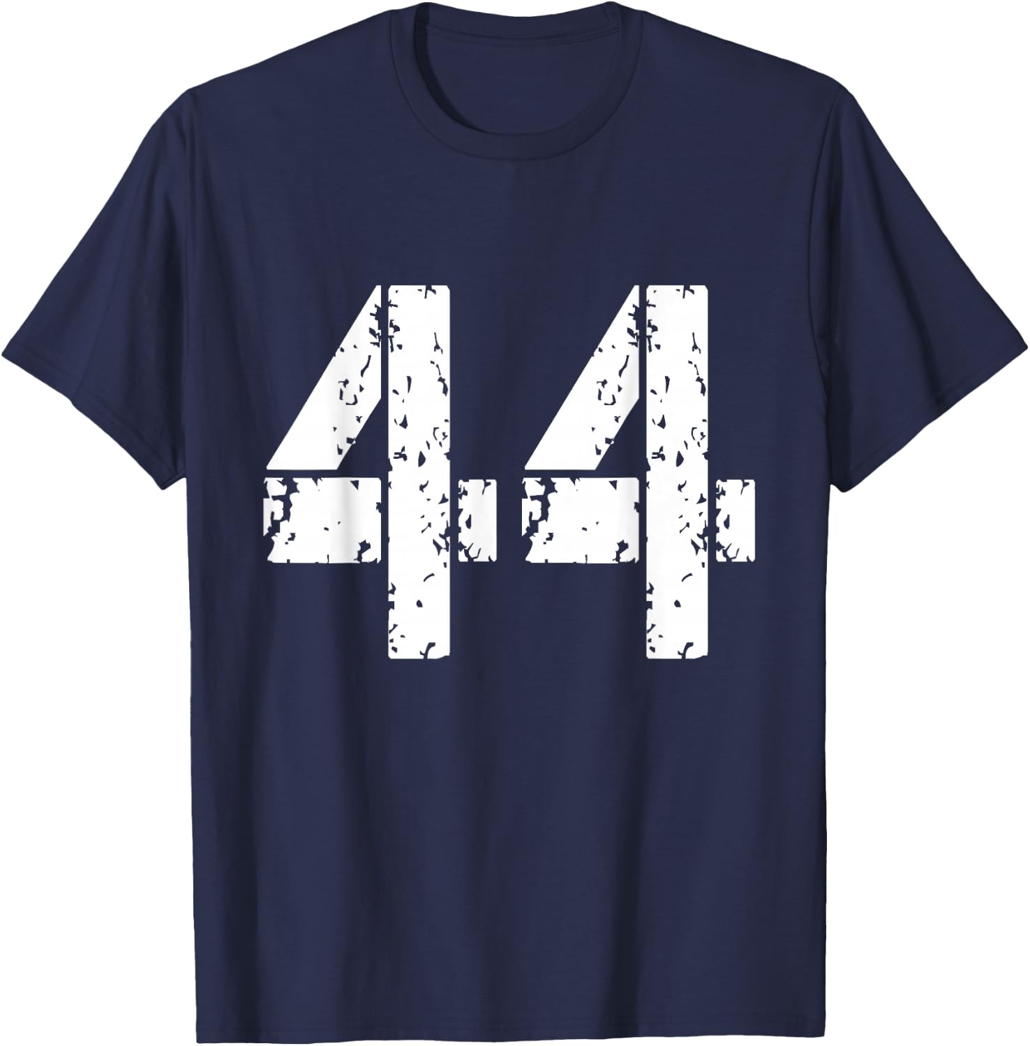 Number 44 Varsity Team - 44th Birthday & 44 Years Old T-Shirt - T-Shirt | Navy