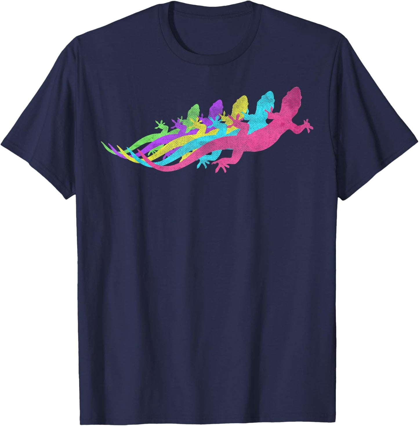 Gecco. 80s. Colors. 1980s. T-Shirt - T-Shirt | Navy