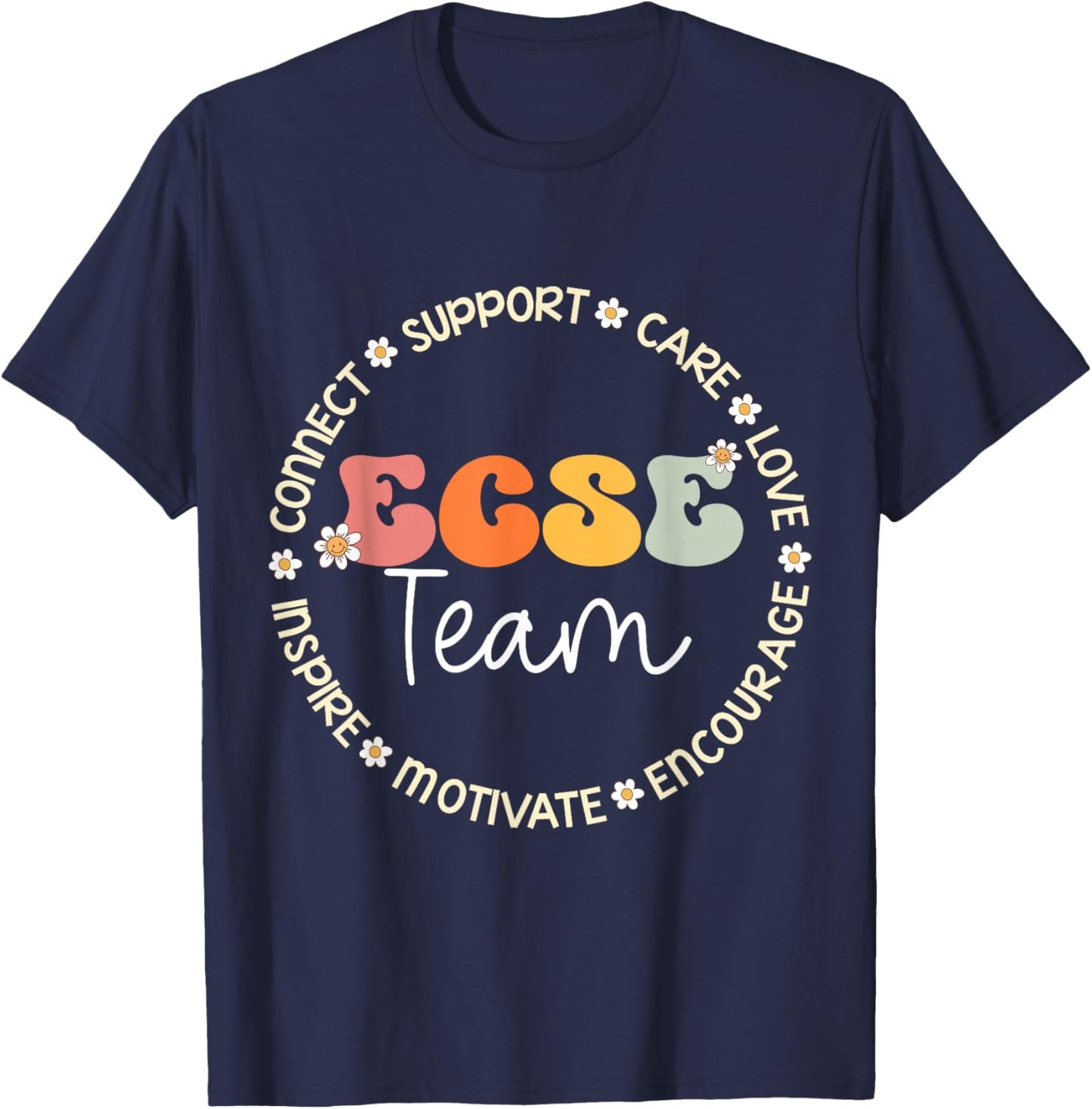 ECSE Team Appreciation Week Back to School T-Shirt - T-Shirt | Navy