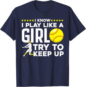 Cool Softball Girls Baseball Catcher Pitcher Coach T-Shirt - T-Shirt | Navy