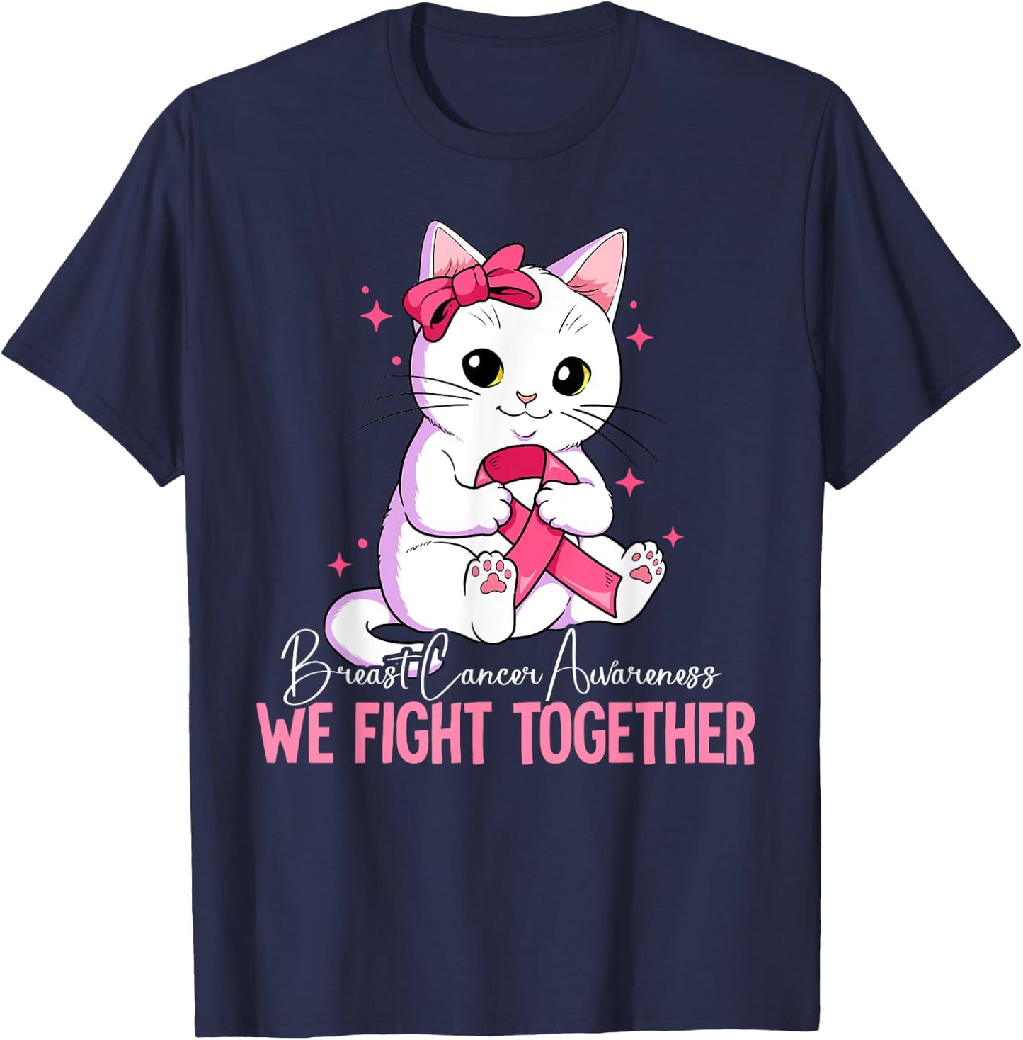 Breast Cancer Awareness T-Shirt - T-Shirt | Navy