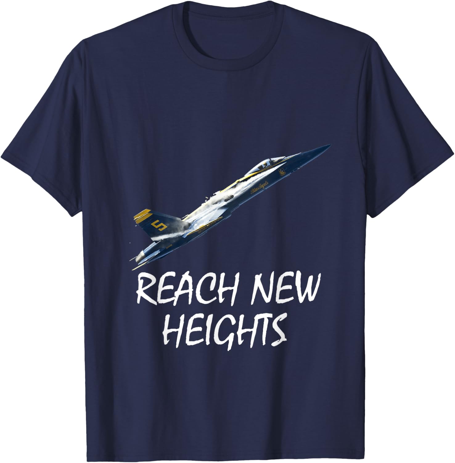 Reach New Heights Blue Angel T-Shirt - T-Shirt | Navy