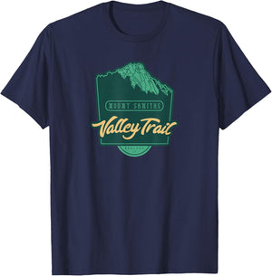 Mount Sanitas and Sanitas Valley Loop Trail – Boulder, CO T-Shirt - T-Shirt | Navy