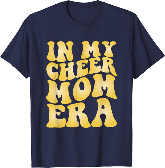 In My Cheer Mom Era T-Shirt - T-Shirt | Navy