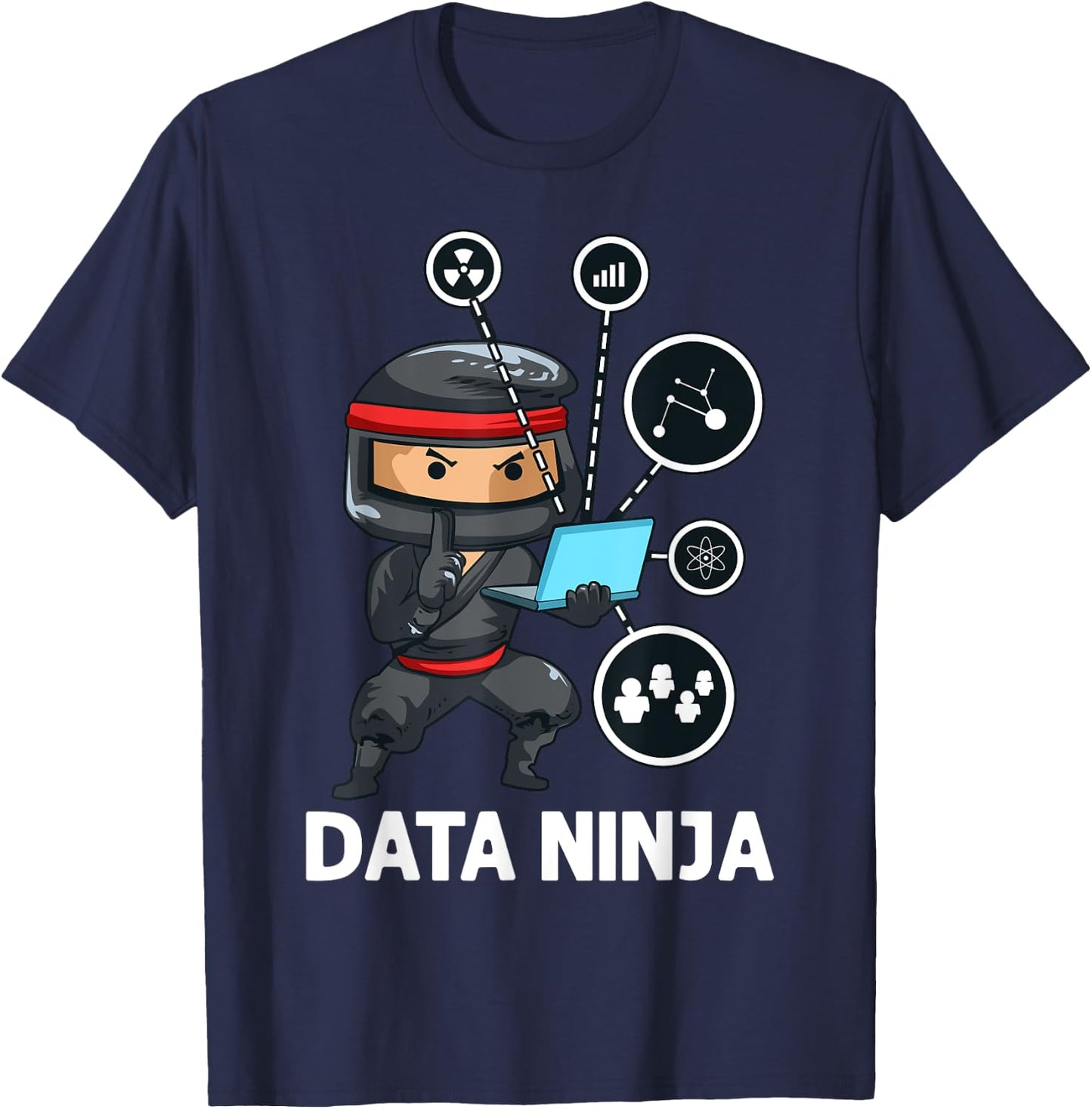 Funny Data Analyst Software Engineering Scientist T-Shirt - T-Shirt | Navy