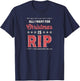 Yellowstone - All I Want for Christmas is RIP T-Shirt - T-Shirt | Navy