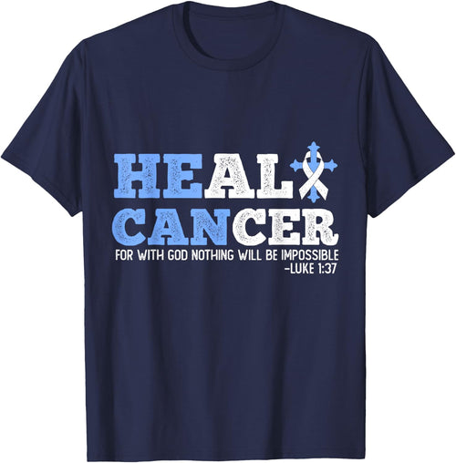 He Can Heal Cancer Lung Cancer Awareness Christian Religious