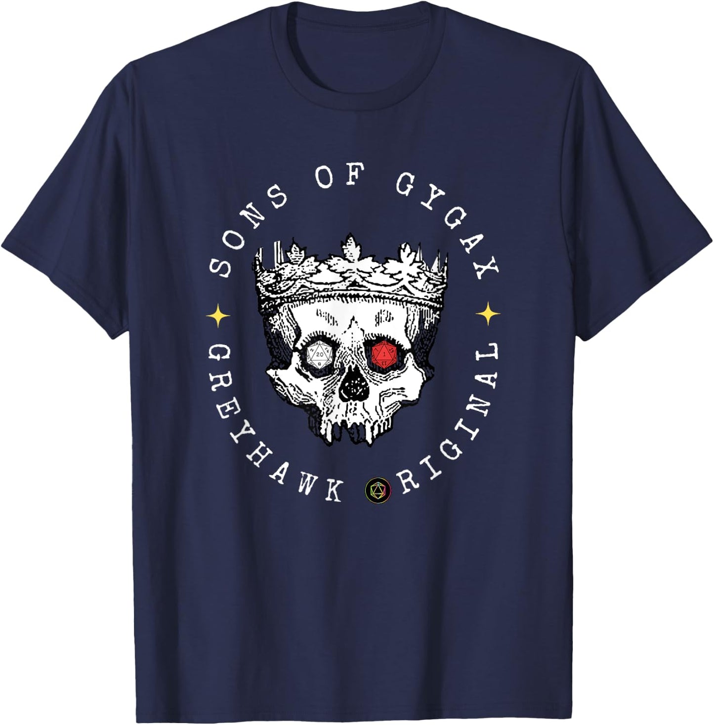 Bandit's Keep Sons of Gygax Greyhawk Original T-Shirt - T-Shirt | Navy