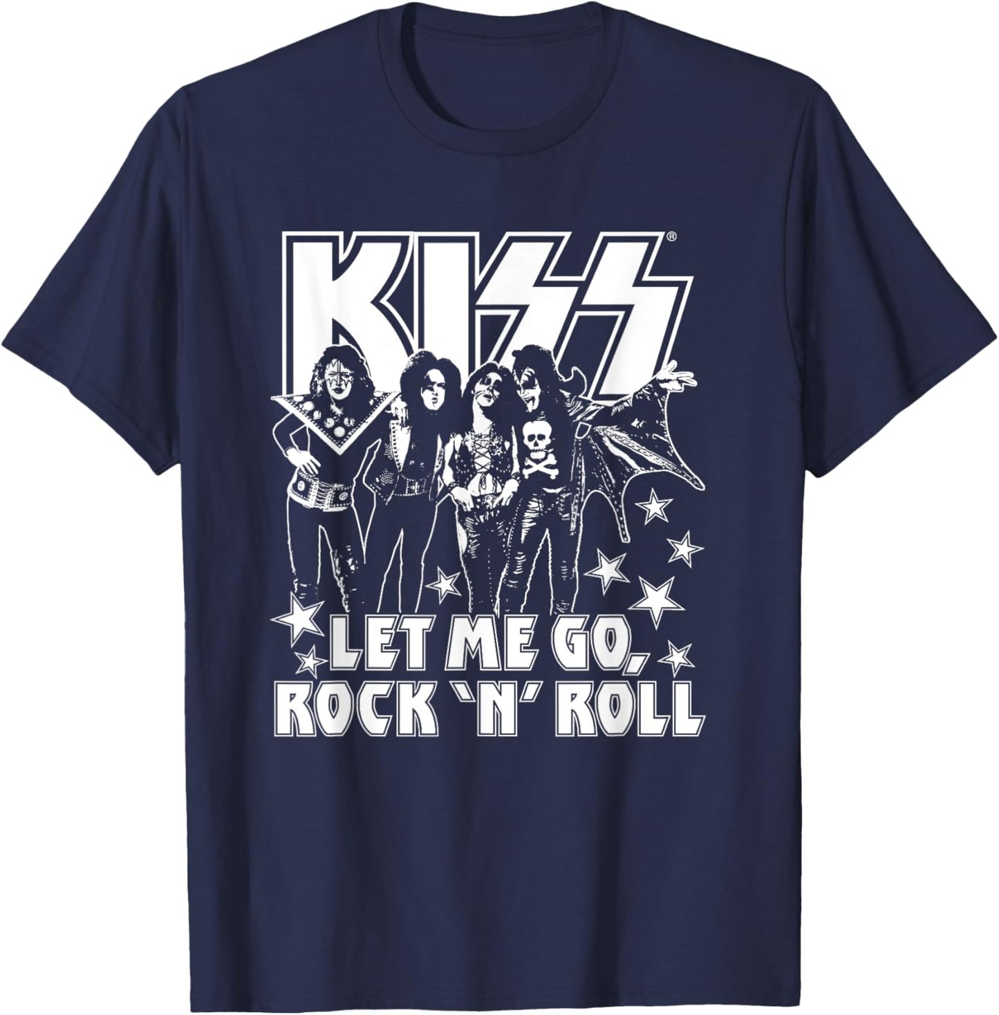 KISS - Let Me Go T-Shirt - T-Shirt | Navy