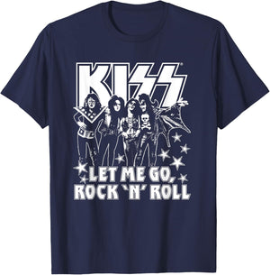 KISS - Let Me Go T-Shirt - T-Shirt | Navy
