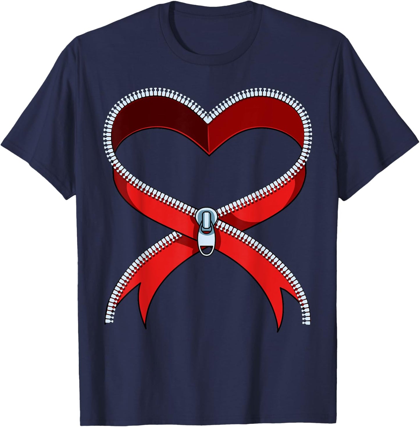 Open Heart Surgery Coronary Diseases Angioplasty Bypass T-Shirt - T-Shirt | Navy