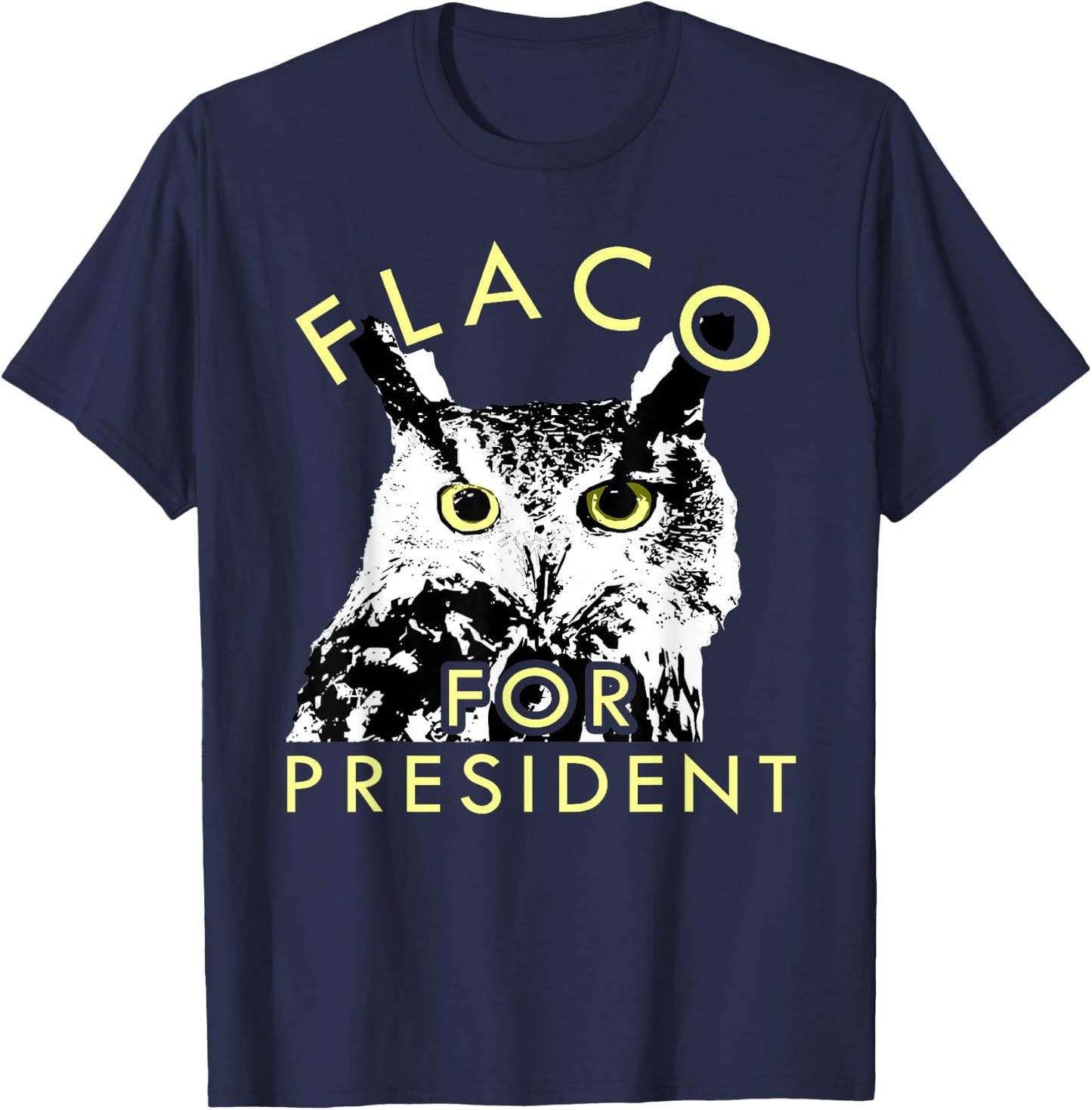 Flaco Owl T-Shirt - T-Shirt | Navy