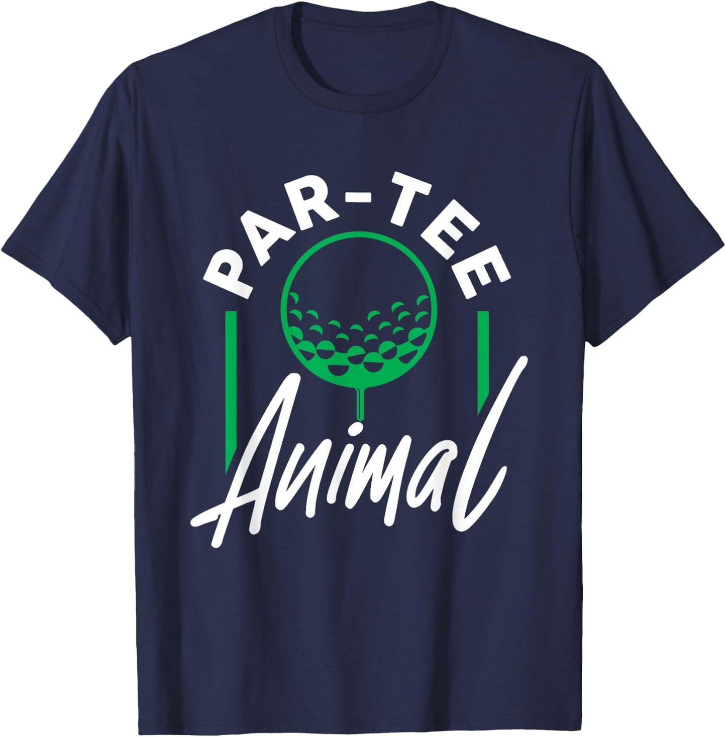 Funny Par- Animal Golf Lover T-Shirt - T-Shirt | Navy