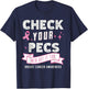 Male Breast Cancer Awareness Breast Cancer Awareness T-Shirt - T-Shirt | Navy