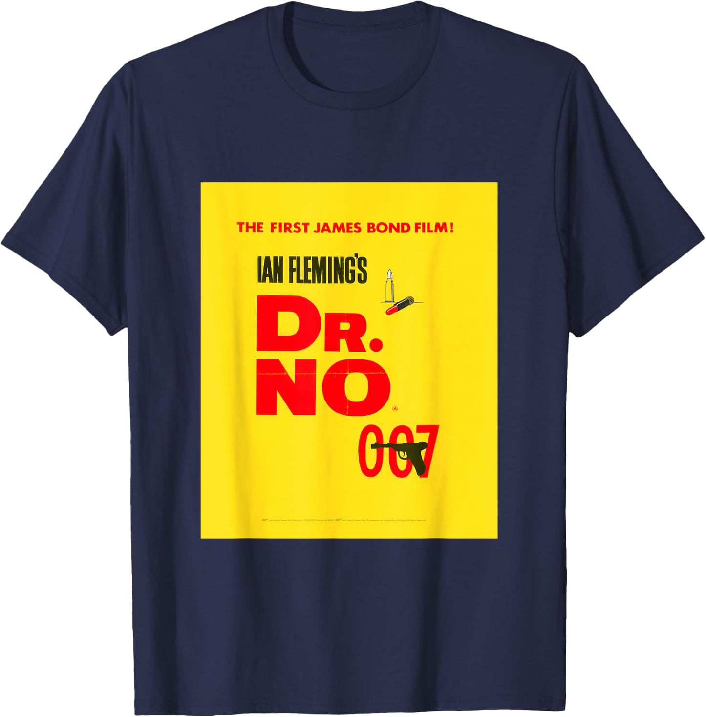 Official James Bond 007 Dr. No T-Shirt - T-Shirt | Navy