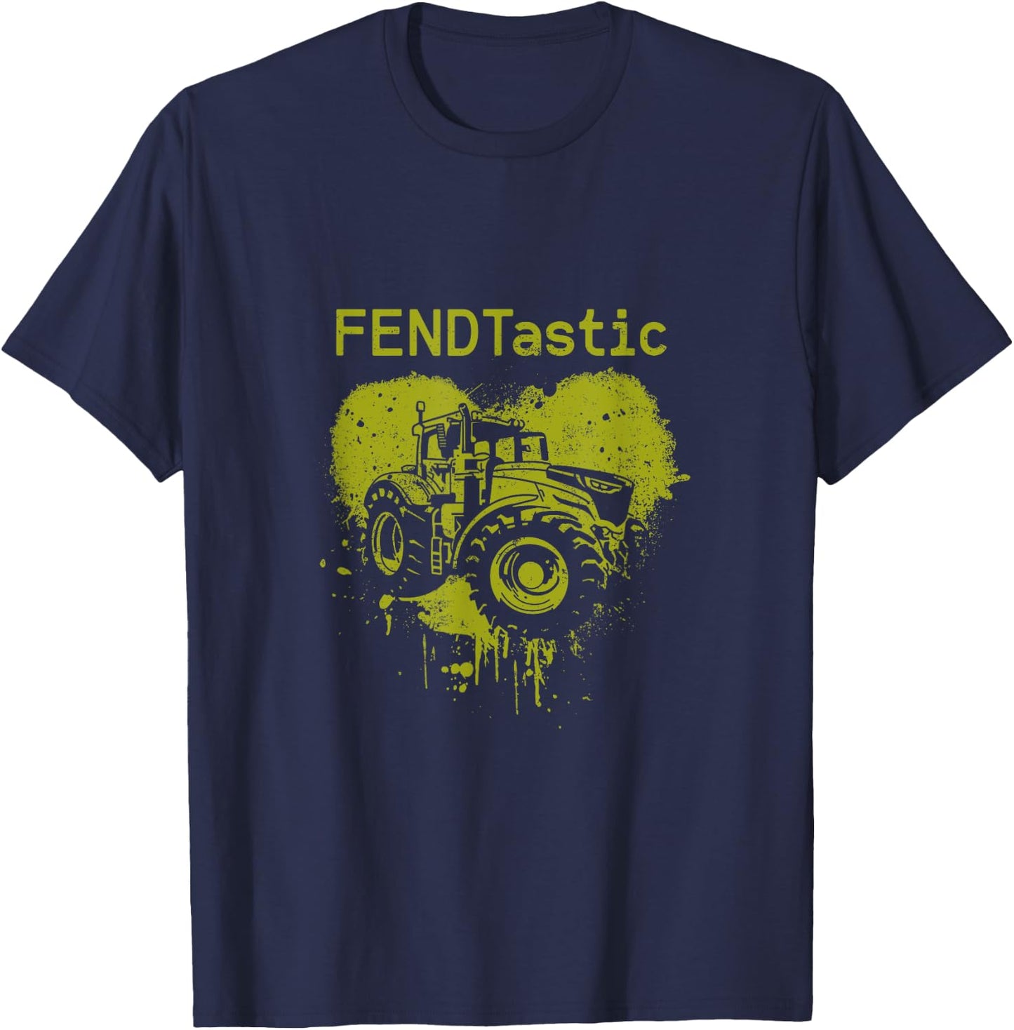 FENDTastic Farmer Tractor Farm T-Shirt - T-Shirt | Navy