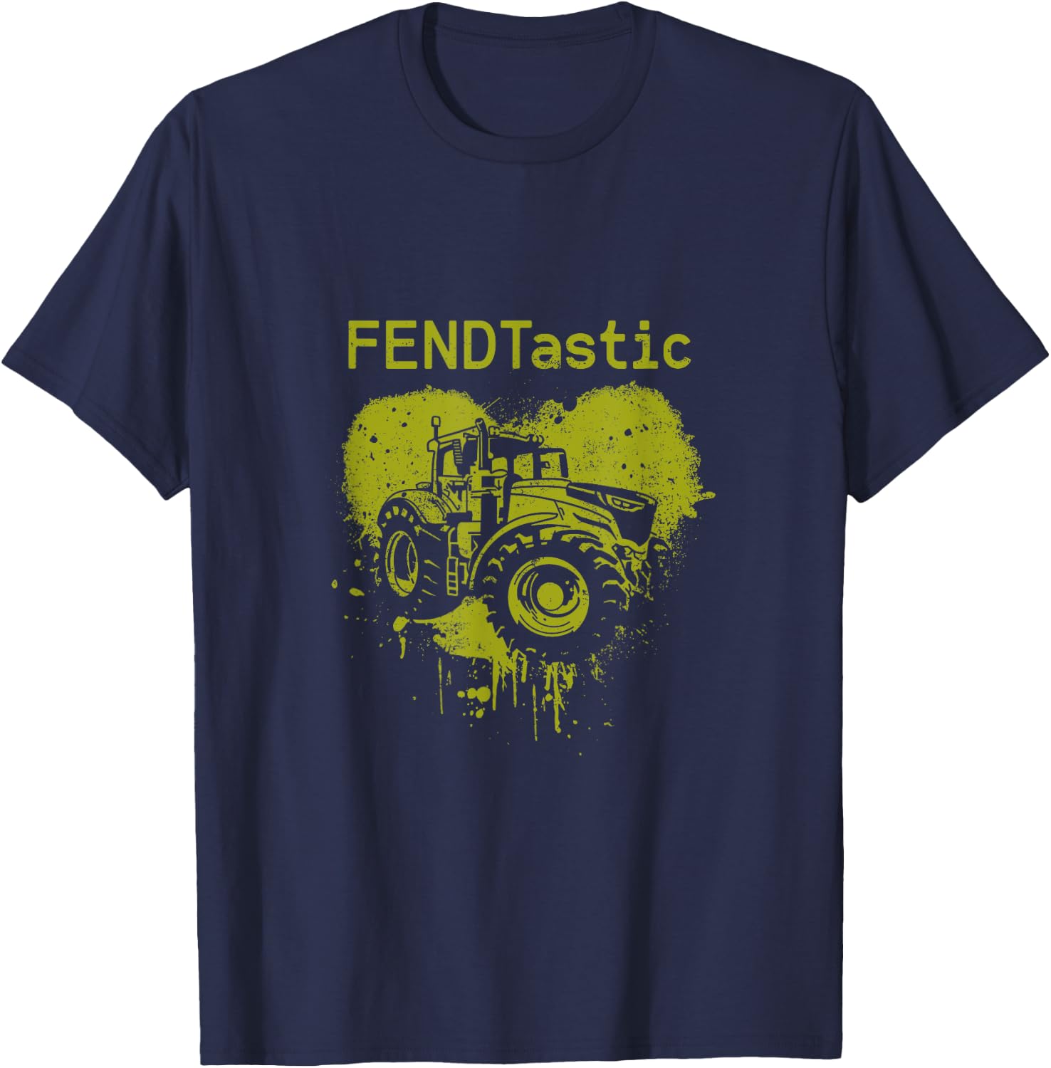 FENDTastic Farmer Tractor Farm T-Shirt - T-Shirt | Navy