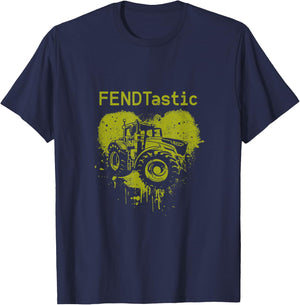 FENDTastic Farmer Tractor Farm T-Shirt - T-Shirt | Navy
