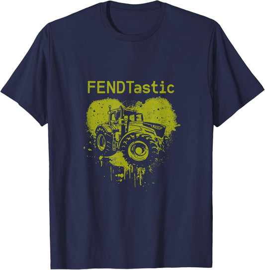 FENDTastic Farmer Tractor Farm T-Shirt - T-Shirt | Navy