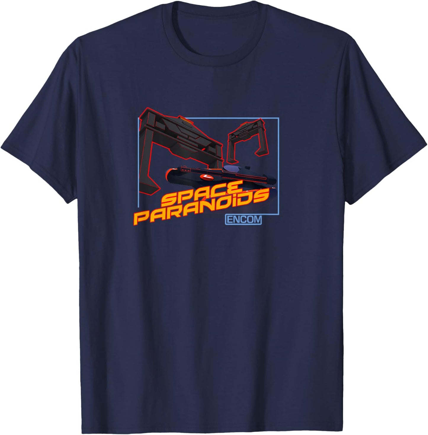 Encom Space Paranoids Game T-Shirt - T-Shirt | Navy