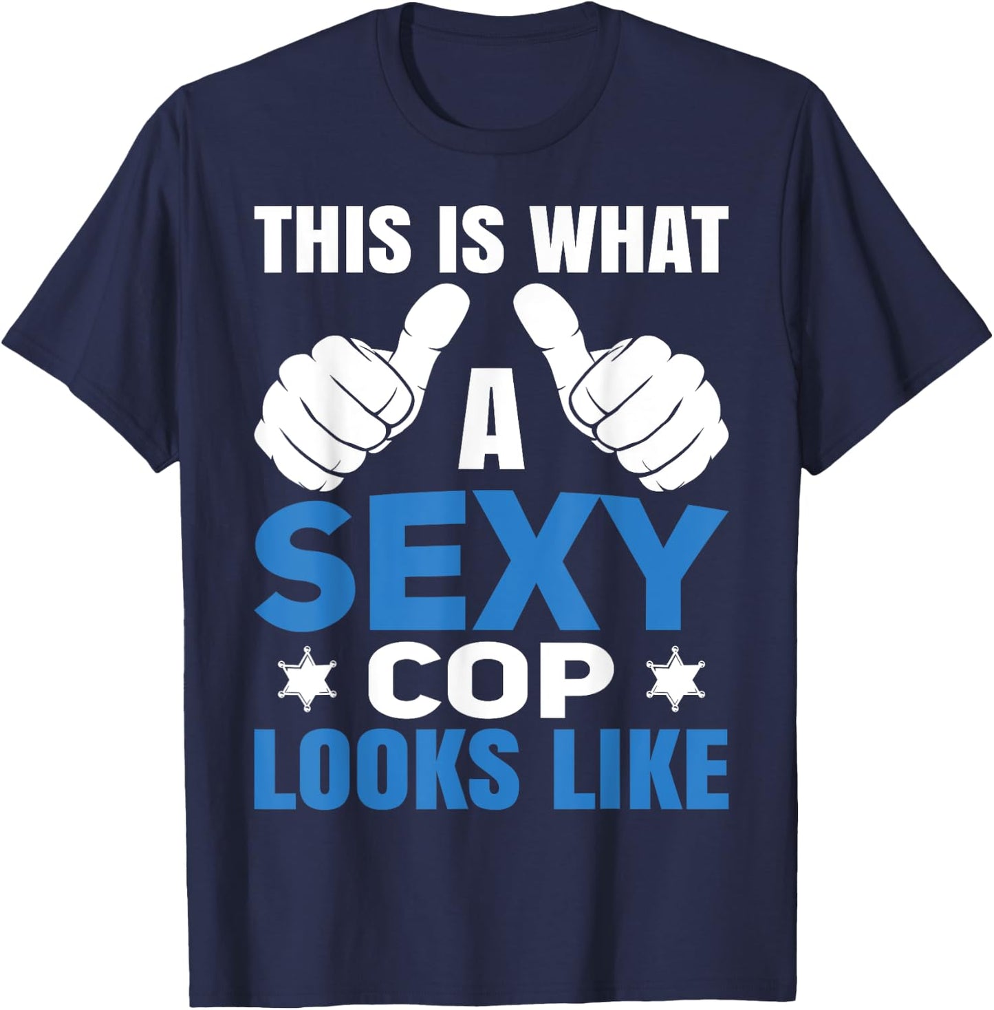 Cop Police Officer Sheriff T-Shirt - T-Shirt | Navy
