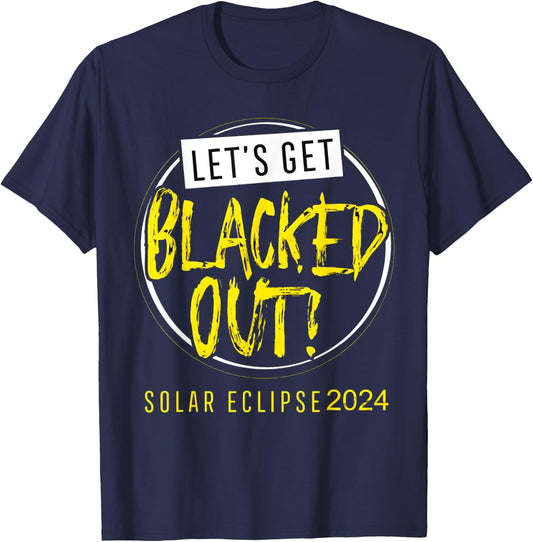 2024 Total Solar Eclipse April 8 Path Of The Eclipse T-Shirt - T-Shirt | Navy