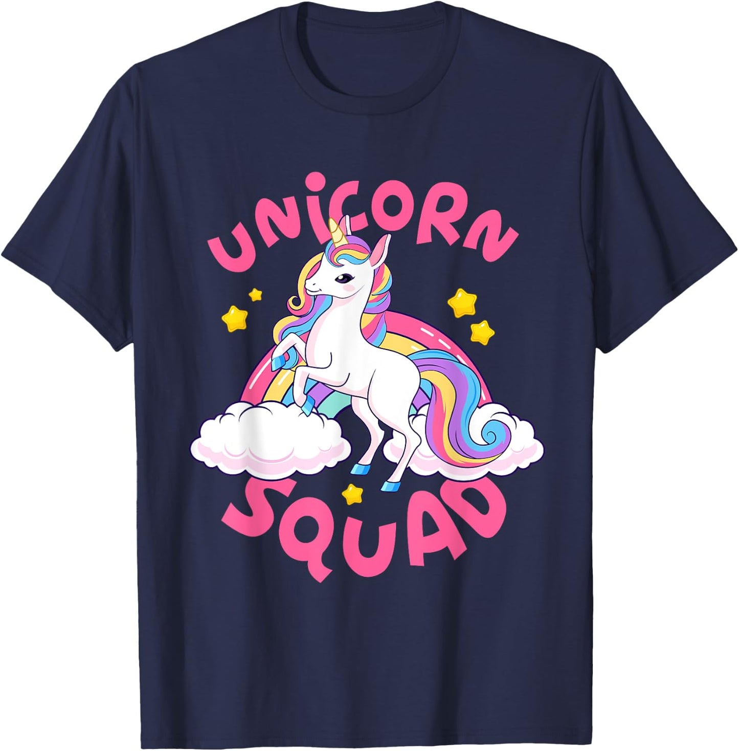 Unicorn Squad Birthday Graphic - Unicorn Squad T-Shirt - T-Shirt | Navy