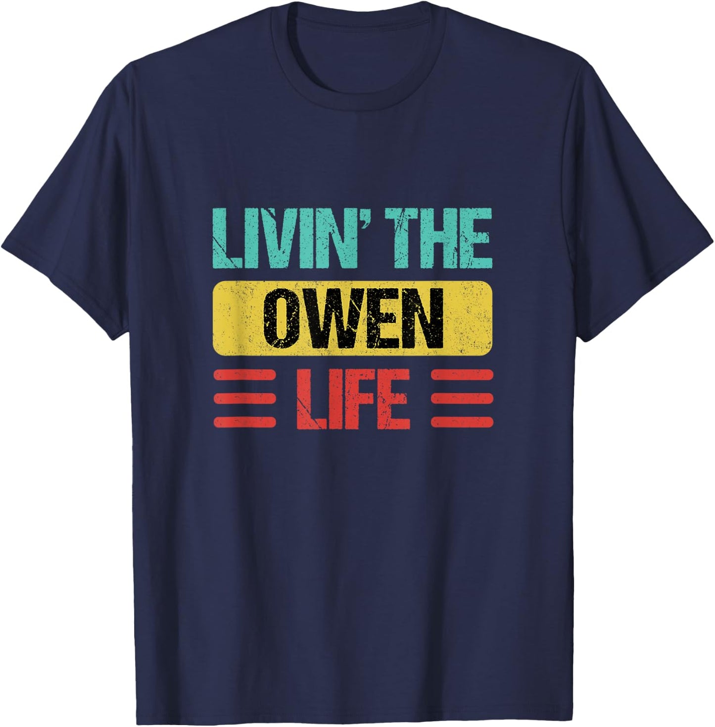 Owen Name T-Shirt - T-Shirt | Navy